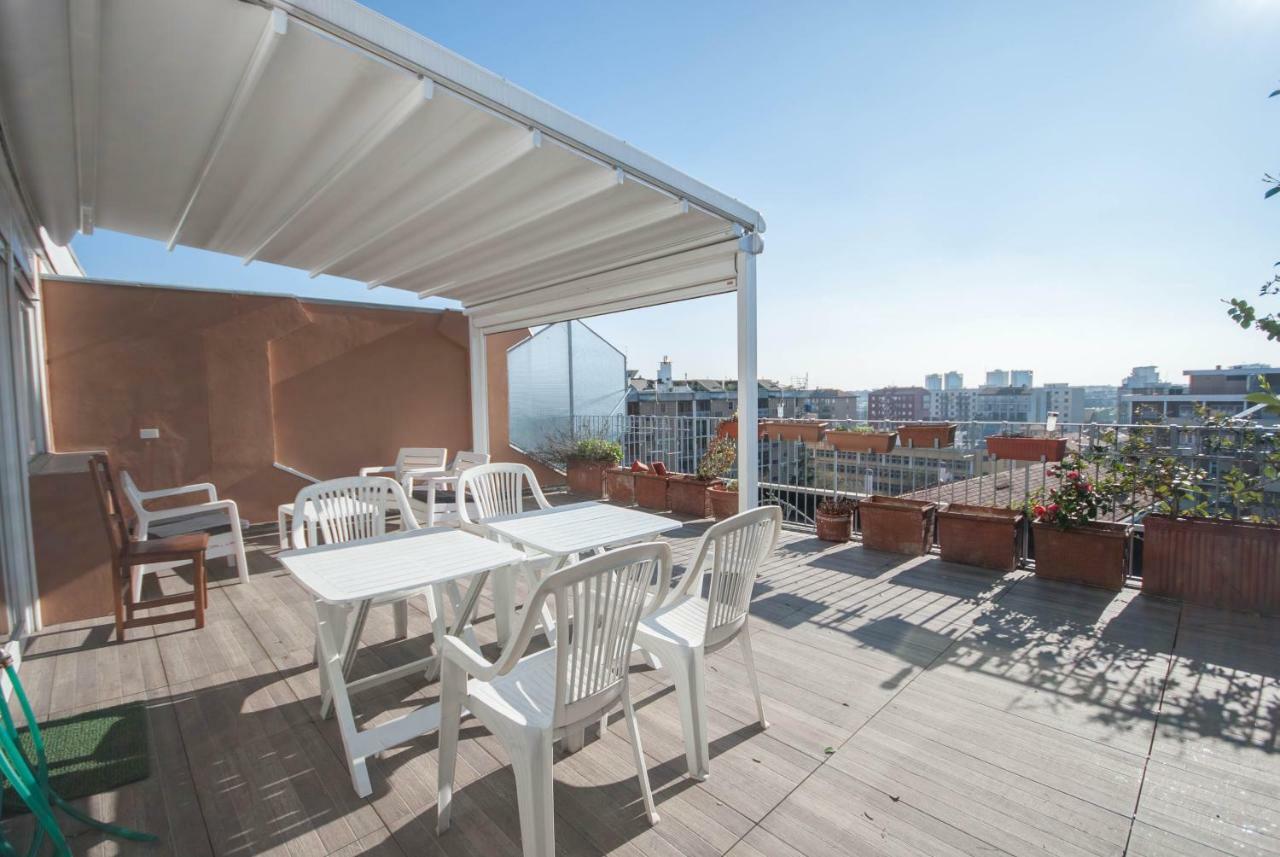 Exclusive Rooftop Apartment With Large Terrace In Solari/Tortona Milán Exterior foto